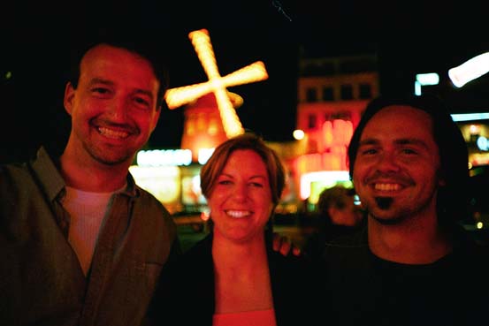 steve jackie and evan at the moulin rouge