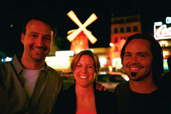 steve jackie and evan at the moulin rouge