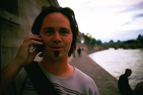 evan along the seine