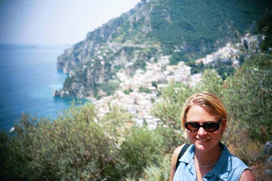 hiking in positano