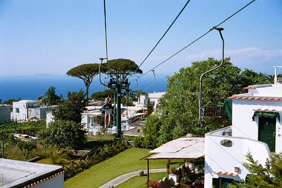 chairlift in capri