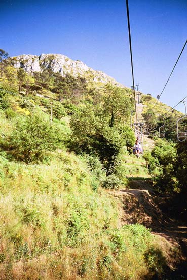 chairlift in capri