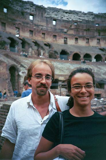 at the colliseum